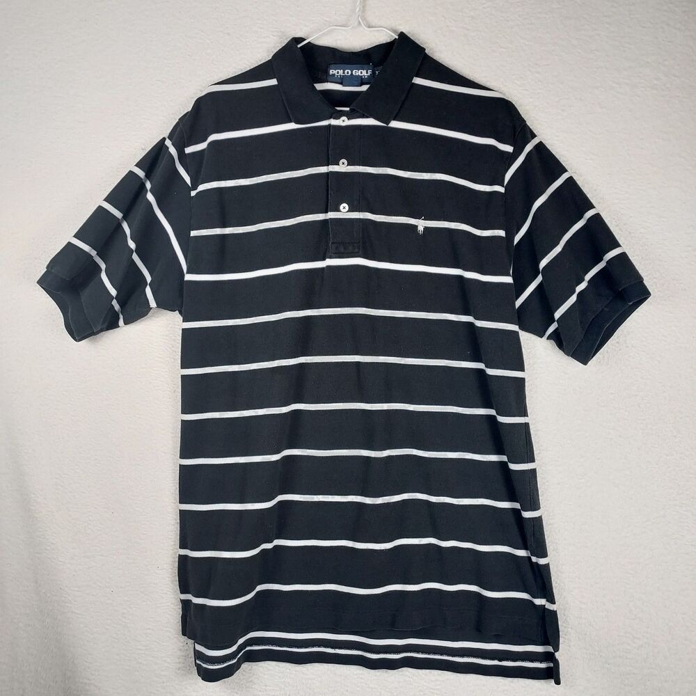 Polo Golf Ralph Lauren Mens XL Polo Shirt Striped Short Sleeve